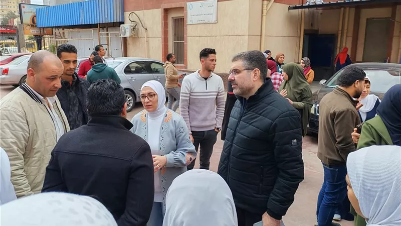 جولة لمتابعة جاهزية مبنى قسطرة القلب والعناية بمستشفى دسوق للاعتماد
