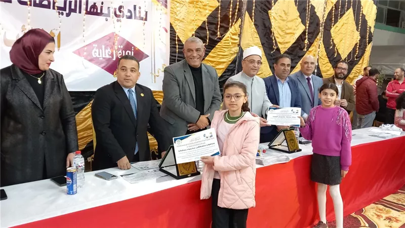 تكريم 215 من حفظة القرآن الكريم في احتفالية بنادي بنها الرياضي