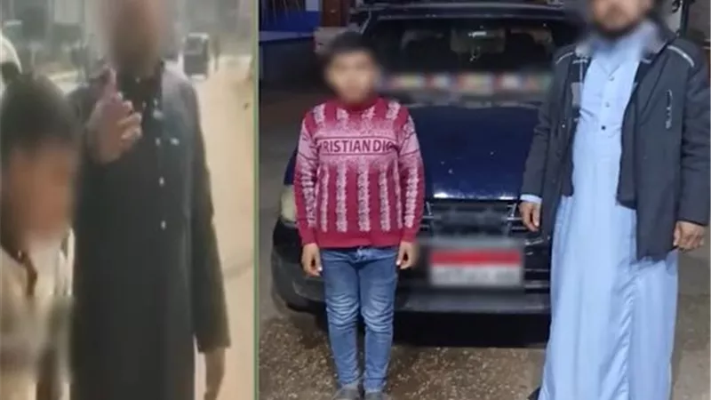 ضبط أب سمح لنجله بقيادة سيارة 