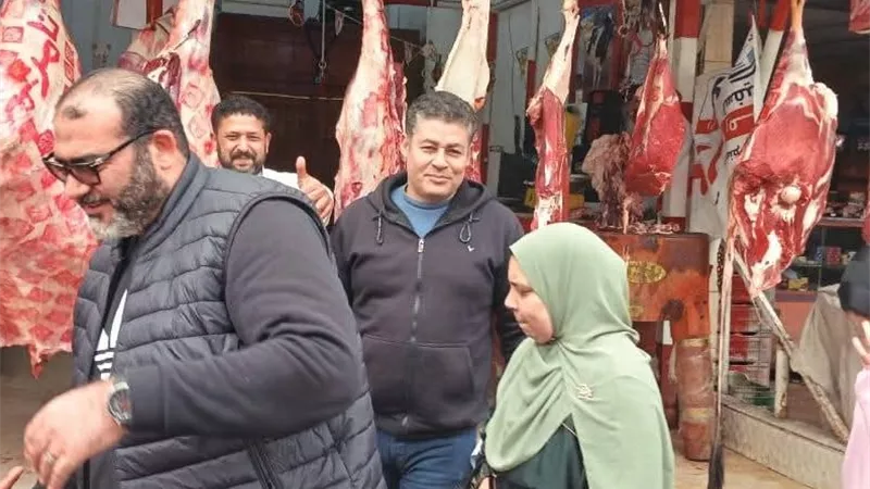 ضبط مخالفة ذبح خارج المجزر الحكومي وتحرير 6 محاضر متنوعة خلال حملة تموينية