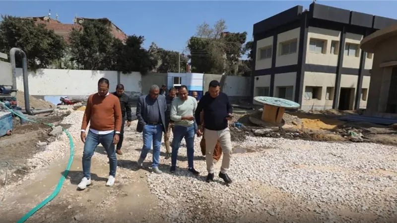جولة ميدانية لرئيس مياه المنيا بمحطة إزالة الحديد والمنجنيز بالأشمونين 
