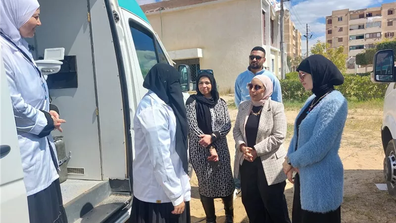الكشف على 667 مواطنًا خلال يومي القافلة الطبية بقرية أبو سلطان بفايد