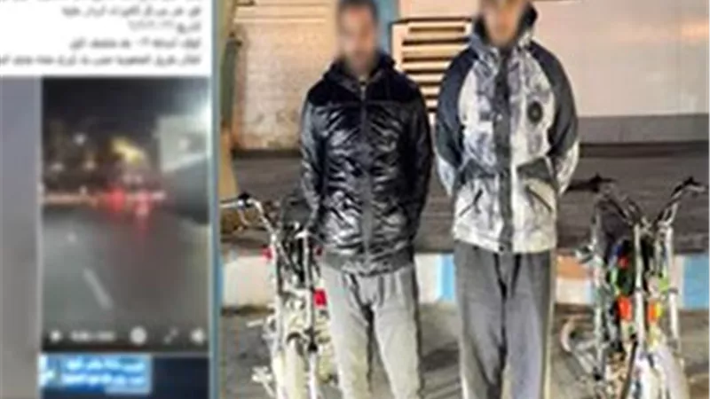 ضبط قائدي دراجتين ناريتين بتهمة تعريض حياة المارة للخطر بالإسكندرية