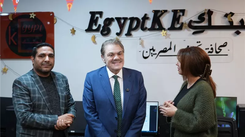 «البدوي» في زيارته لـ«إيجبتك»:الدولة قائمة بدورها لحماية الأمن القومي لمصر