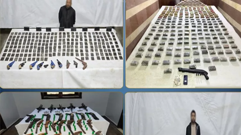 الداخلية تكشف شبكة تهريب المخدرات والأسلحة.. بـ 104 ملايين جنيه
