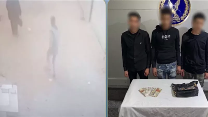 فيديو يكشف سرقة حقيبة يد بالإسكندرية.. الأمن يضبط العصابة