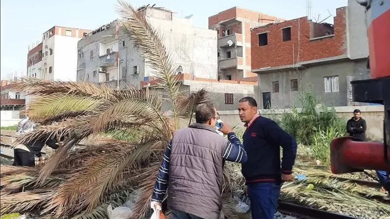  عودة حركة القطارات بالإسكندرية بعد رفع 