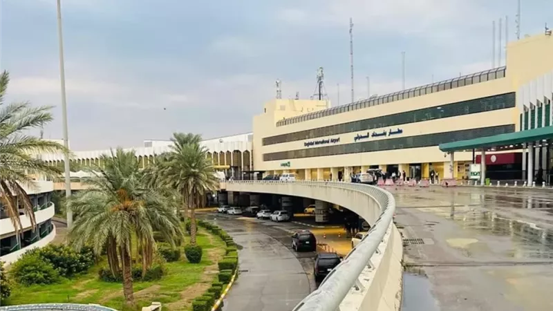 صفارات الإنذار تدوي في معسكر الدعم اللوجستي قرب مطار بغداد