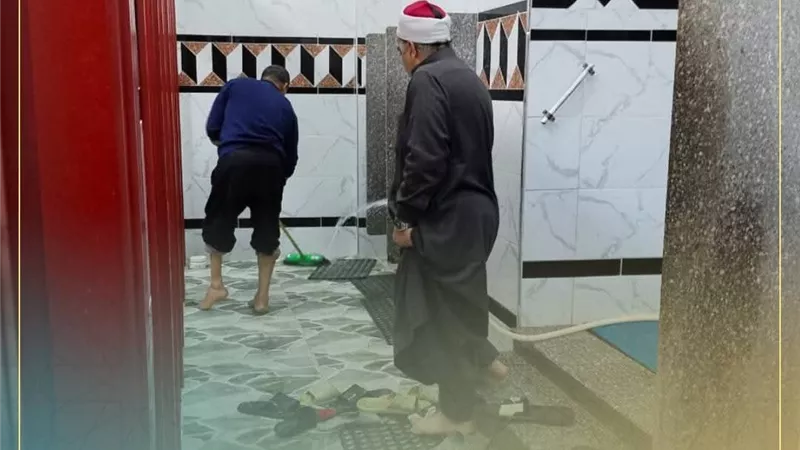 أوقاف كفر الشيخ تواصل حملات نظافة وتعقيم المساجد بمراكز ومدن المحافظة 