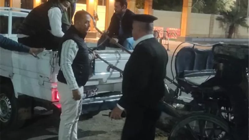 استكمال أعمال تنفيذ حملات التحفظ على عربات الحنطور المخالفة بمدينة الأقصر
