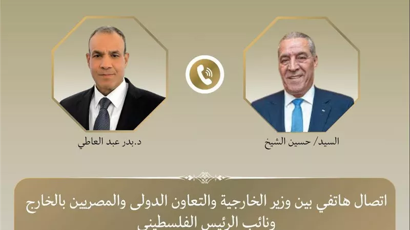 وزير الخارجية يؤكد موقف مصر الثابت والداعم للقضية الفلسطينية