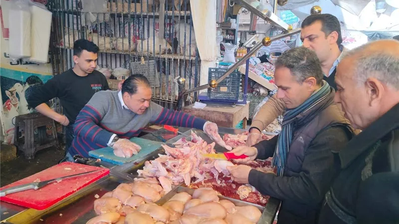 ضبط 500 كيلو لحوم ودواجن غير صالحة للاستهلاك في حملات رقابية بالغربية