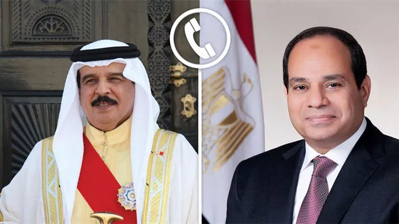  ملك البحرين يعرب عن تقديره لموقف مصر الثابت في دعم دول الخليج