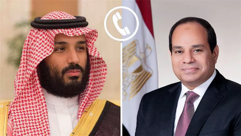 الرئيس السيسي  يؤكد دعم مصر للسعودية خلال اتصال هاتفي بولي العهد