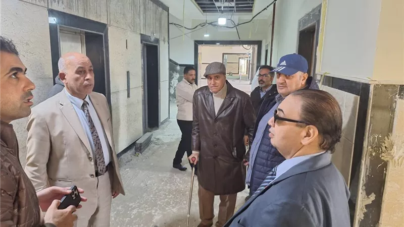 رئيس جامعة كفر الشيخ يتابع اللمسات الأخيرة للمنشآت التعليمية الجديدة