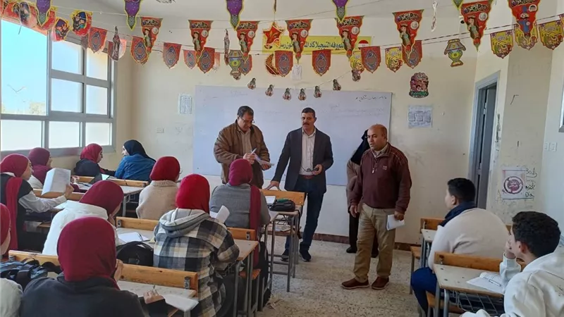 الغرباوي يتفقد مدارس شربين لتعزيز الانضباط وجودة التعليم