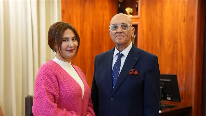 المفكر الكبير محمد سلماوي يزور 