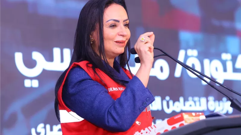 وزيرة التضامن تشكر أبطال مسلسل 