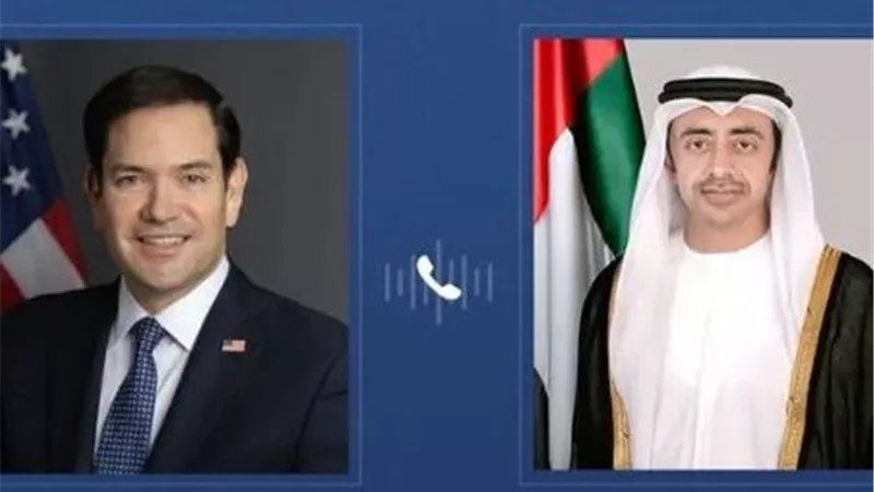 مباحثات أمريكية إماراتية حول تطورات في الشرق الأوسط