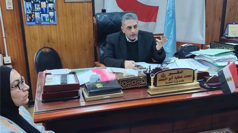 وكيل صحة كفر الشيخ يناقش استعدادات التأمين الطبي لاحتفالات عيد الفطر