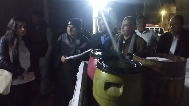ضبط 731 كيلو أسماك مملحة فاسدة خلال حملات في مغاغة والعدوة بالمنيا