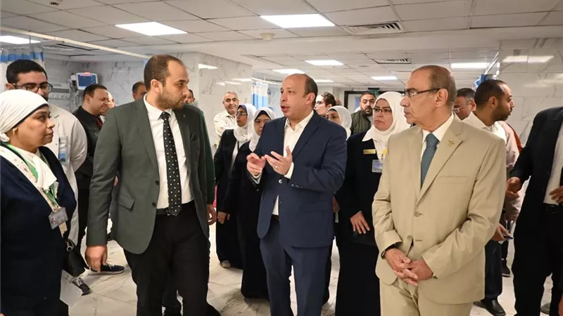 عميد طب قصر العيني يتفقد مستشفى الطوارئ للتأكد من جاهزيته  خلال عيد الفطر