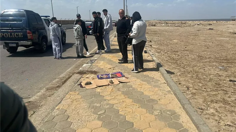 مصرع شاب وإصابة آخر في حادث دراجة بخارية بطريق غرب بورسعيد