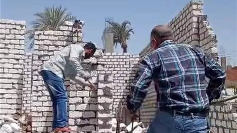إزالات فورية لحالات تعدي على الأراضي الزراعية بأسيوط خلال عطلة عيد الفطر