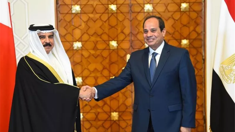  التطورات الإقليمية تتصدر مباحثات الرئيس السيسي وملك البحرين 