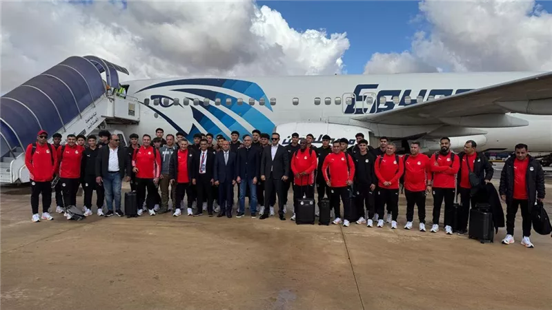 منتخب مصر للناشئين يصل بنغازي استعدادًا لتصفيات شمال إفريقيا