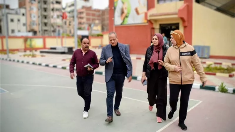 تعليم بورسعيد يرفع جاهزيته خلال العيد ويتابع تطوير المدارس ميدانيًا