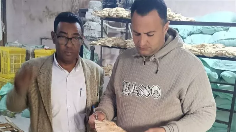  ضبط 11 مخبزا لإنتاج الخبز ناقص الوزن بحملة تموينية بالبحيرة