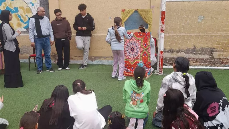 بمشاركة شعبة المسرح.. عروض الأراجوز والتنورة تبهر أطفال كفر الشيخ في العيد