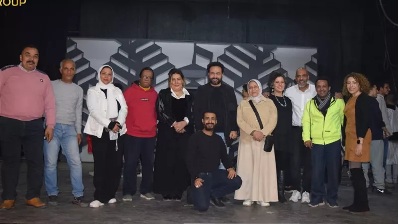  افتتاح العرض المسرحي سابع سما بحضور وزيرة الثقافة 