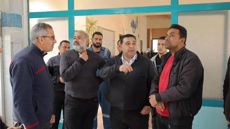 رئيس مياه البحيرة يتفقد محطة أبو حمص القديمة.. ويؤكد جاهزية المحطات 