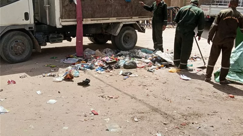 رفع 43 أطنان مخلفات وقمامة في حملة نظافة شاملة بأرمنت 