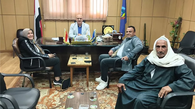 وكيل زراعة البحيرة يستقبل النائبة سناء برغش لبحث مشاكل المزارعين