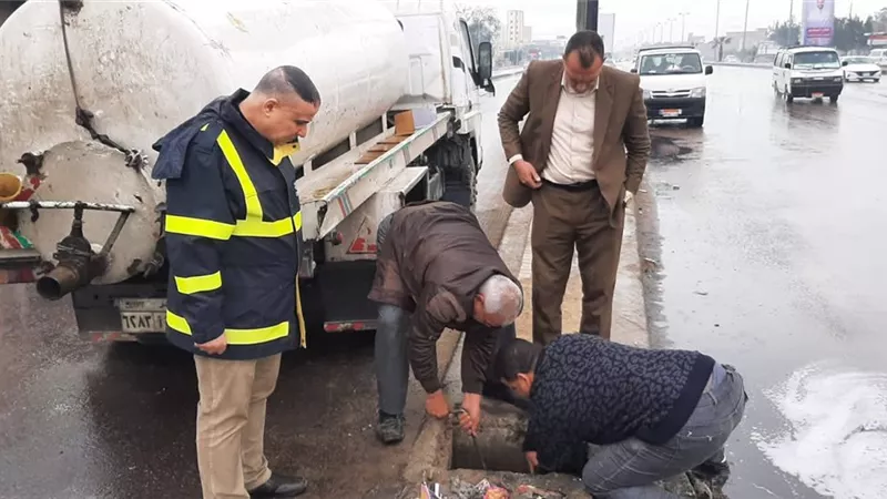 رفع درجة الاستعداد القصوى بمركز السيطرة والتحكم بالبحيرة  