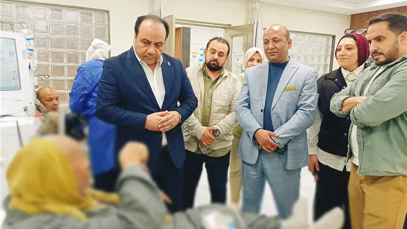 جولة تفقدية لمتابعة انتظام جلسات الغسيل الكلوي بمركز 30 يونيو بالإسماعيلية