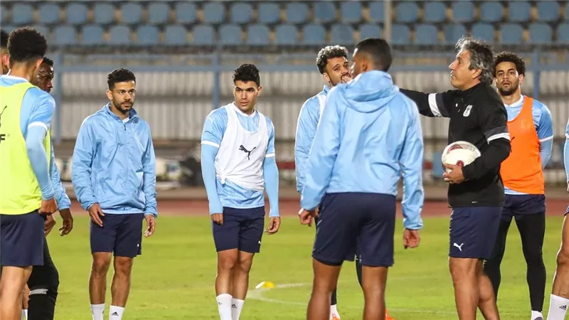 المصري يختتم تدريباته الجماعية قبل مواجهة الجونة بكأس عاصمة مصر 