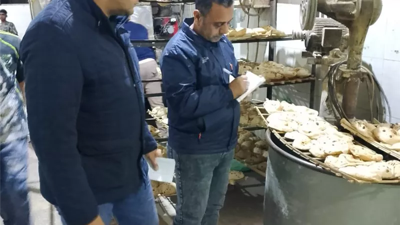 استجابة فورية لتوجيهات المحافظ.. حملة تموينية على مخابز بني أحمد بالمنيا