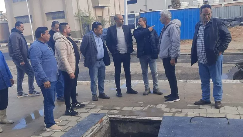رئيس جهاز الشروق يتابع أعمال مواجهة الأمطار