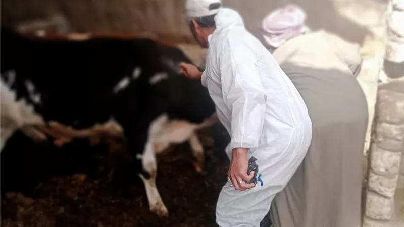 انطلاق حملة تحصين الماشية ضد الجلد العقدي بالإسماعيلية السبت القادم