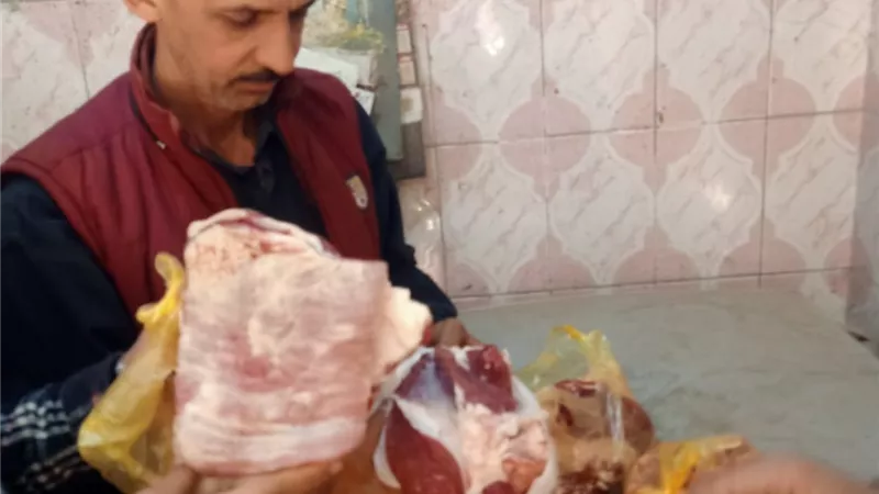 بيطري المنيا: ضبط 965 كيلو لحوم غير صالحة ومذبوحة خارج المجازر