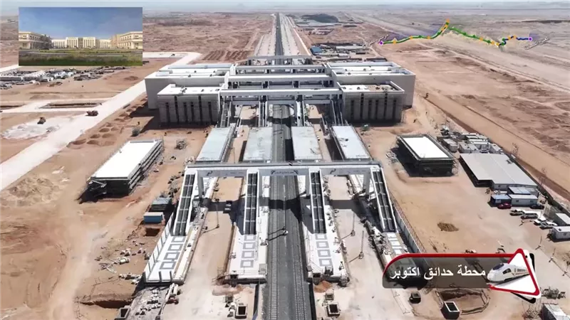مشروع الخط الأول من شبكة القطار الكهربائي السريع(السخنة – العلمين – مطروح)