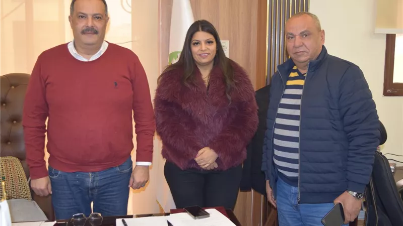 رئيس مياه القناة يبحث مع النائبة ماري جمال تطوير الصرف الصحي بالإسماعيلية