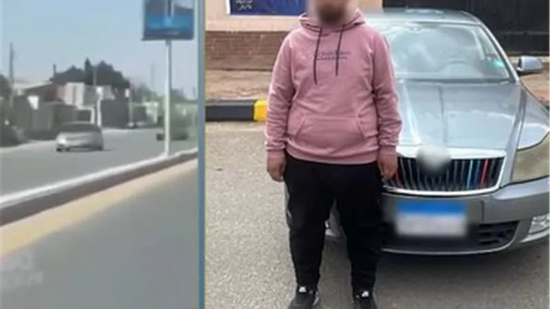 ضبط سائق ملاكى لسيره عكس الاتجاه في القليوبية