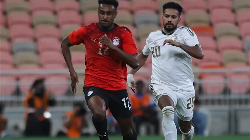 هيثم حسن يقود هجوم منتخب مصر أمام إسبانيا 