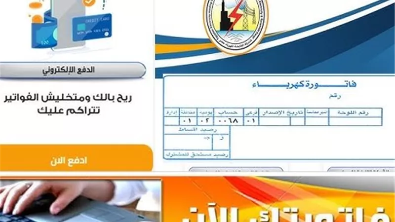 كيفية الاستعلام ودفع فاتورة الكهرباء إلكترونيا بسهولة بدون الذهاب للشركة