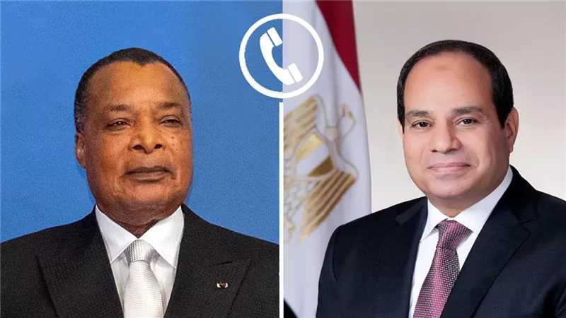 اتصال هاتفي لتعزيز العلاقات المصرية الكونغولية